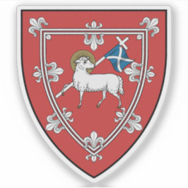 Schild van de stad Perth, Schotland Sticker