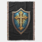 Schild van het Christelijk Geloof Deken (Voorkant Verticaal)