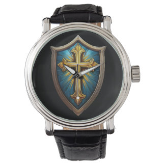 Schild van het Christelijk Geloof Horloge