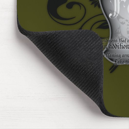 Schild van het geloof (harnas van God) mousemat Muismat (Hoek)