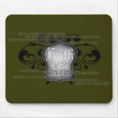 Schild van het geloof (harnas van God) mousemat Muismat (Voorkant)