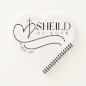 Schild van Liefde / Valentijnse / Geloof / Trouwen Notitieboek (Achterkant)