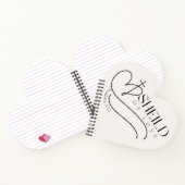 Schild van Liefde / Valentijnse / Geloof / Trouwen Notitieboek (Binnen)