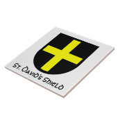 Schild van St. David Tegeltje (Zijkant)