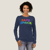 Schild van trots lange mouwen Tri-Blend shirt (Voorkant)