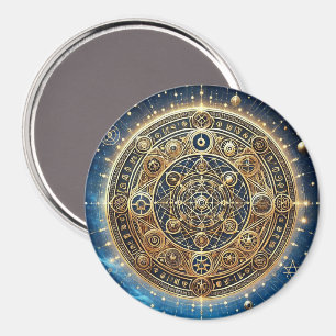 Schild van Warding Protection Sigil door ej goud Magneet