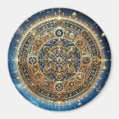 Schild van Warding Protection Sigil door ej goud Magneet (Voorkant)