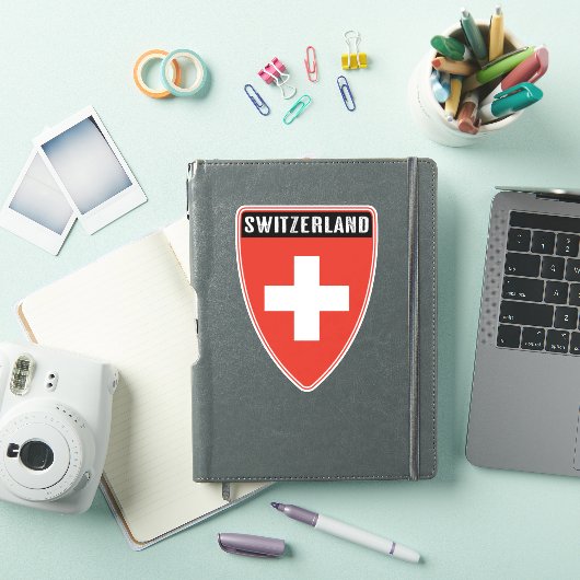 Schild van Zwitserland Sticker (iPad Cover)