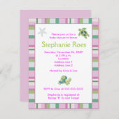 Schildbaai Baby shower 4.25 x 5.5 Kaart (Voorkant / Achterkant)