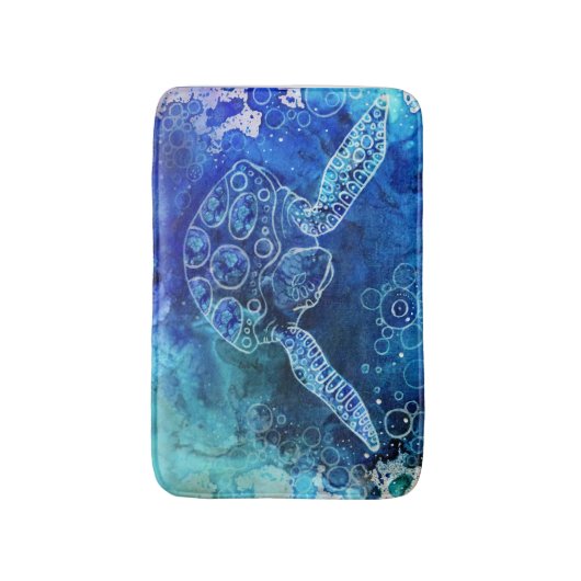 Schildbadmat, oorspronkelijk van miart badmat (Voorkant Verticaal)