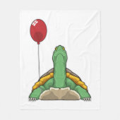 Schildballon Fleece Deken (Voorkant)