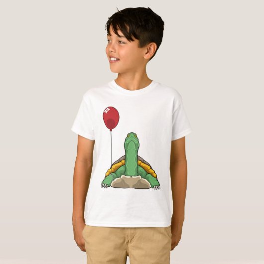 Schildballon T-shirt (Voorkant volledig)