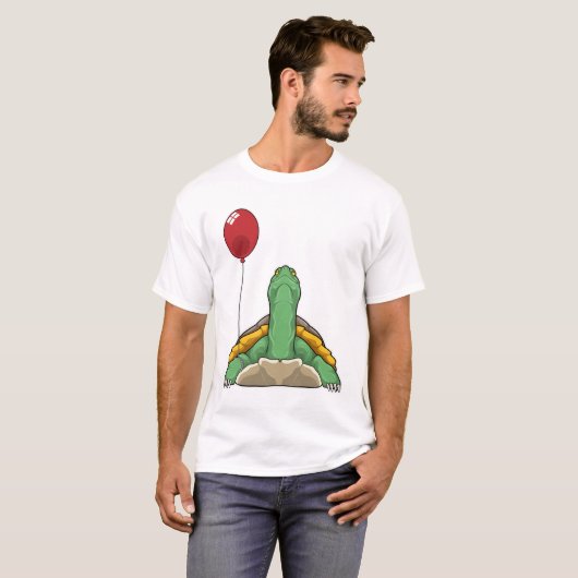 Schildballon T-shirt (Voorkant volledig)