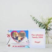 Schildbare Valentijn - Harde 8 x 4-inch fotokaart Feestdagenkaart (Staand voorkant)