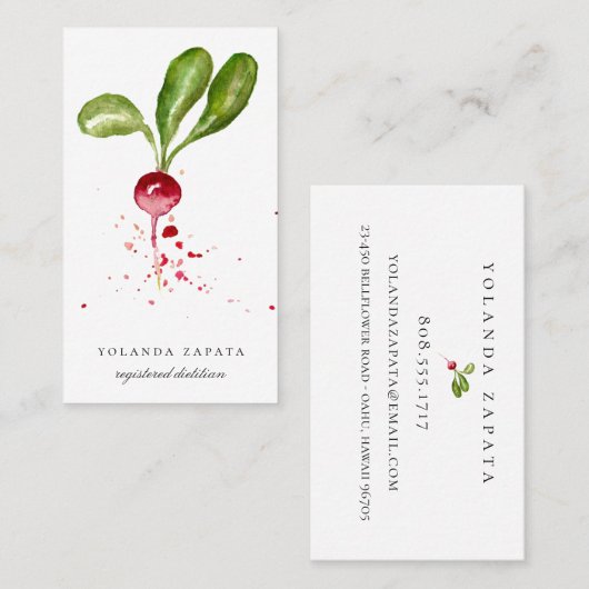 Schildbare Visitekaartjes (Voorkant / Achterkant)