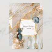 Schildbetonmarmer met maffia kaart (Voorkant / Achterkant)