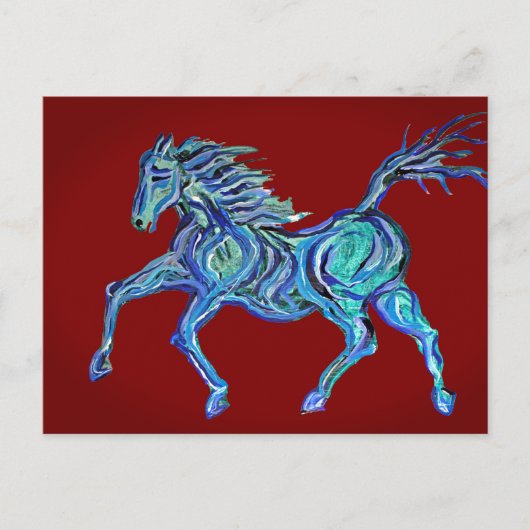 Schildblauwpaard Briefkaart (Voorkant)