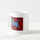 Schildblauwpaard Koffiemok (Voorkant links)