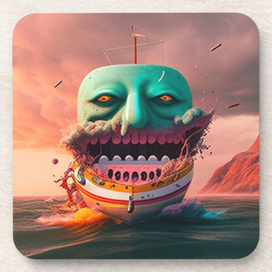 Schildboot Bier Onderzetter (Voorkant)