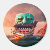 Schildboot Magneet (Voorkant)