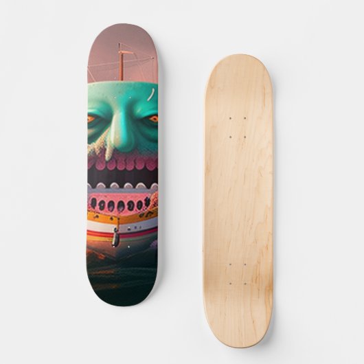 Schildboot Persoonlijk Skateboard (Voorkant)