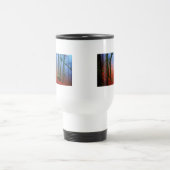 Schildbos herfst blauwe mist reisbeker (Center)