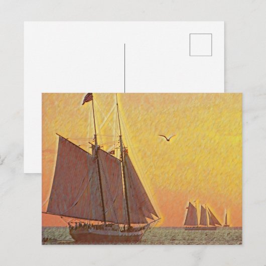 Schildboten Briefkaart (Voorkant / Achterkant)