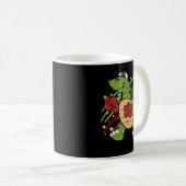 Schildboxers dieren Funny Cute Swea Koffiemok (Voorkant rechts)