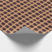 Schildbruine harten cadeaupapier (Hoek)