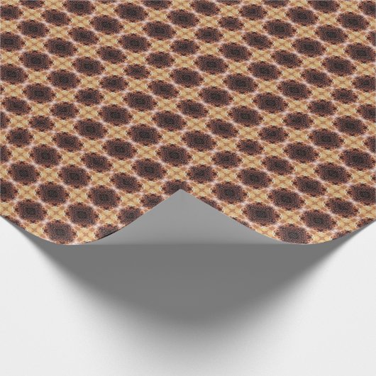 Schildbruine harten cadeaupapier (Hoek)