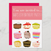 Schilddergebak met een twintigjarig feest kaart (Voorkant / Achterkant)