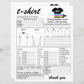 Schilddoek T-shirt voor het T-shirt (Voorkant / Achterkant)