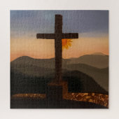 Schilde zonsopgang op  plaats. Acryldruk Legpuzzel (Verticaal)