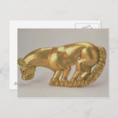 Schildembleem in de vorm van een panter briefkaart (Voorkant / Achterkant)