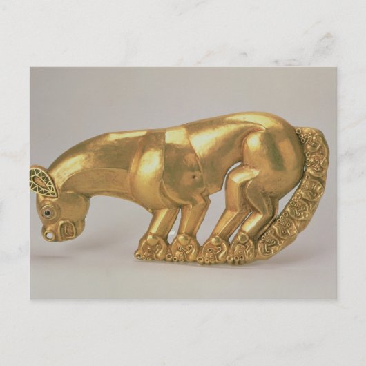 Schildembleem in de vorm van een panter briefkaart (Voorkant)