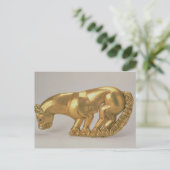 Schildembleem in de vorm van een panter briefkaart (Staand voorkant)