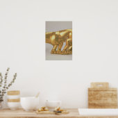 Schildembleem in de vorm van een panter poster (Keuken)