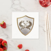 Schilden en zwaarden servetten (Insitu)