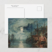 Schilden op de Tyne door J.M.W. Turner Briefkaart (Voorkant / Achterkant)
