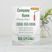 Schilder 5x7 Flyer Kaart (Staand voorkant)