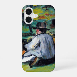 Schilder aan het werk van Paul Cezanne, Vintage Fi iPhone 16 Hoesje