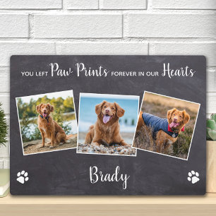Schilder afdrukken op ons hart 3 Foto Pet Memorial Fotoplaat