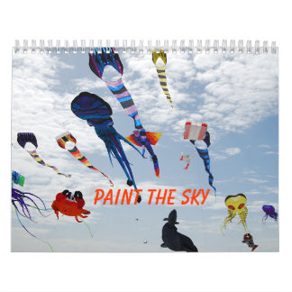 Schilder de agenda van de Sky Kite Kalender