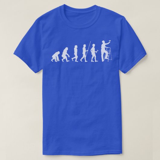 Schilder Decorator Evolutie T-shirt (Design voorkant)