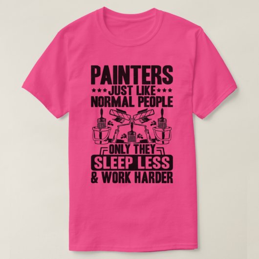 Schilder Decorator House Painter14 T-shirt (Design voorkant)