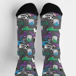 Schilder Decorator Patroon Sokken