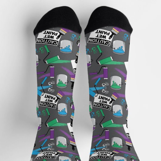 Schilder Decorator Patroon Sokken (Top)