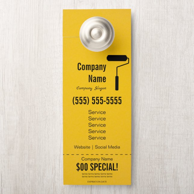 Schilder Deur Hanger (Op knop)