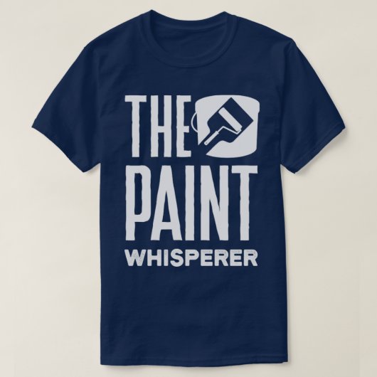 Schilder die de verfdrager schildert t-shirt (Design voorkant)
