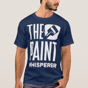 Schilder die de verfdrager schildert t-shirt